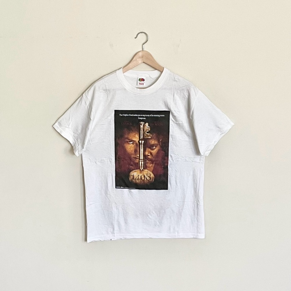 NEW Y2K Deadstock Stephen King 1408 Movie Promo T Shirt Adult Large